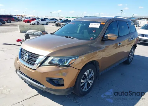 2017 Nissan Pathfinder S from USA, damaged, VIN 5N1DR2MNXHC608820